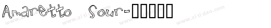 Amaretto  Sour字体转换